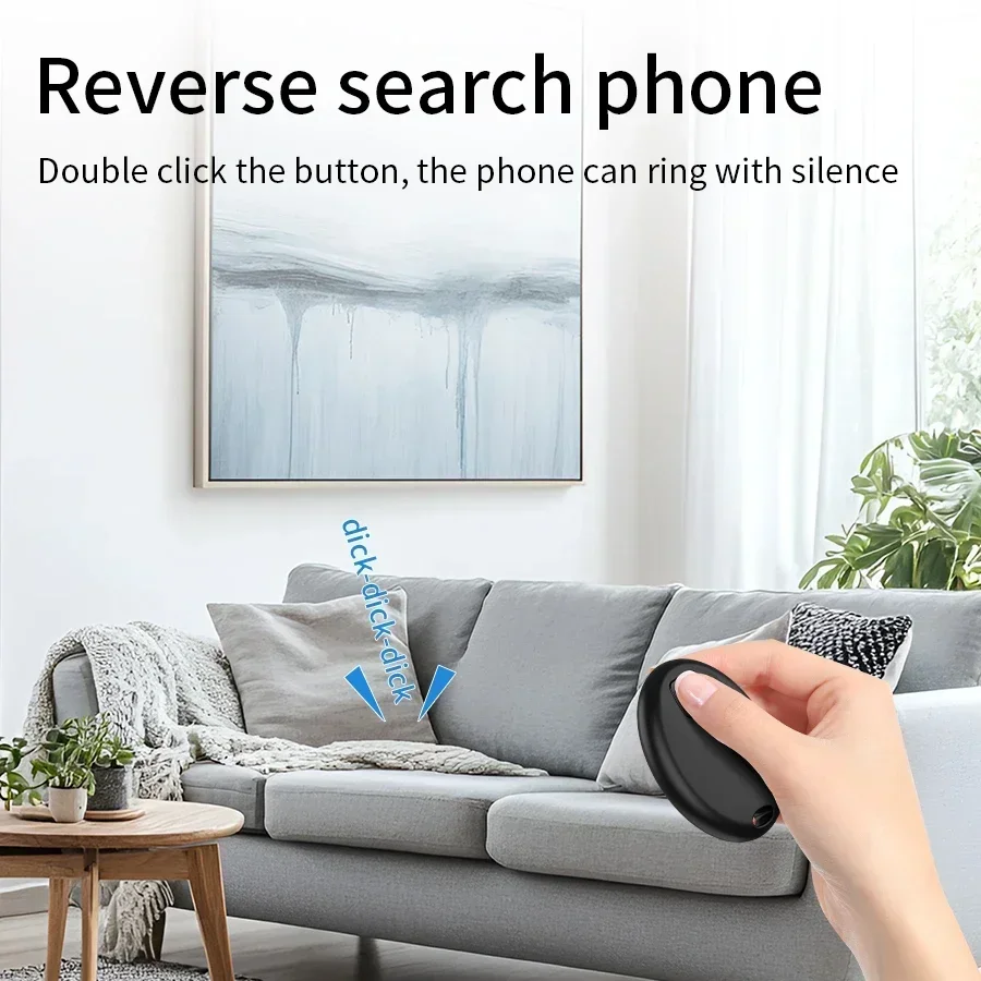 Bluetooth GPS Tracker Airtag for iOS Find My Anti-Lose Reminder Tracking Device Key Finder Kid Wallet Car Pets Locator Smart Tag