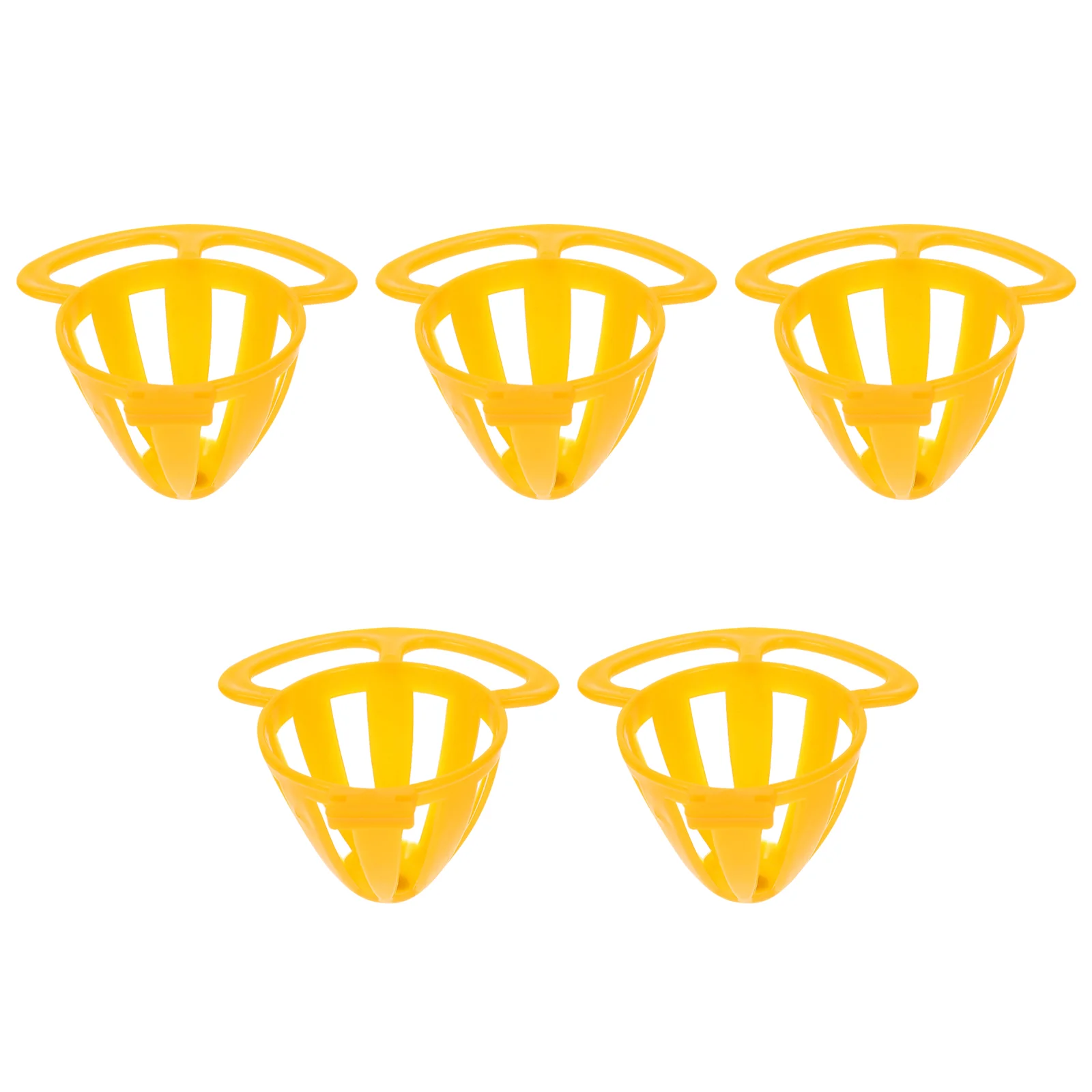 

5 Pcs Bird Feeder Birdfeeders Parrot Feeding Basket Cage Foraging Hanging Food Plastic Supplies Fruit Vegetable Holder Fruits