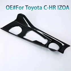 For Toyota C-HR CHR 2018-2021 Shift Cover Middle Console Gear ABS Carbon Fibre Gear Decor Cover Sticker Accessories