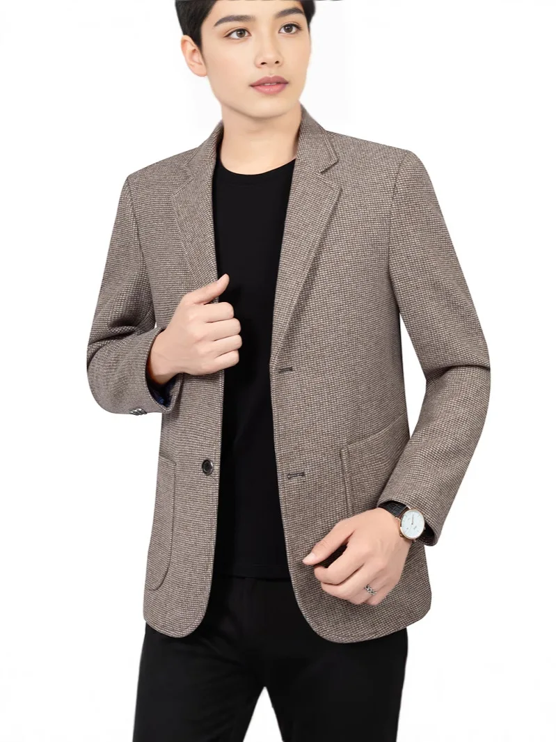 

New Autumn Men Slim Business Casual Blazers Jackets Suits Designer Coats Quality Male Formal Wear Fit Comfort Jackets Size 4XL