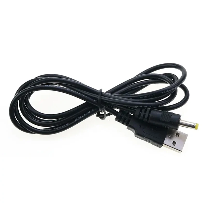 1x 0.8m USB A to DC Power Charging Cable for PSP 1000 2000 3000 USB Charging Cable USB to DC 4.0x1.7mm Plug 5V 1A Charging Cable