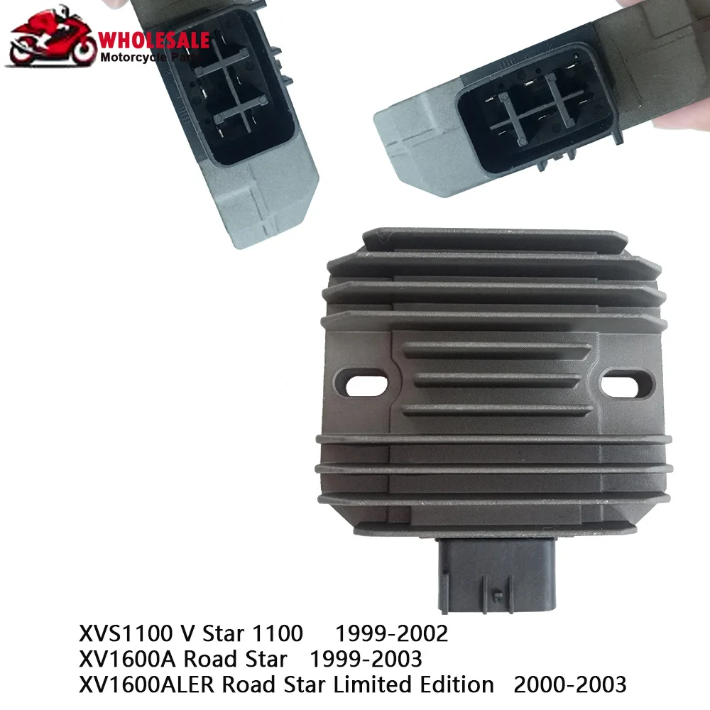 

1pc Regulator Rectifier for Yamaha XVS1100 V Star V-Star XVS 1100 XV1600 XV1600A XV1600ALER Road Star Limited Edition XV 1600