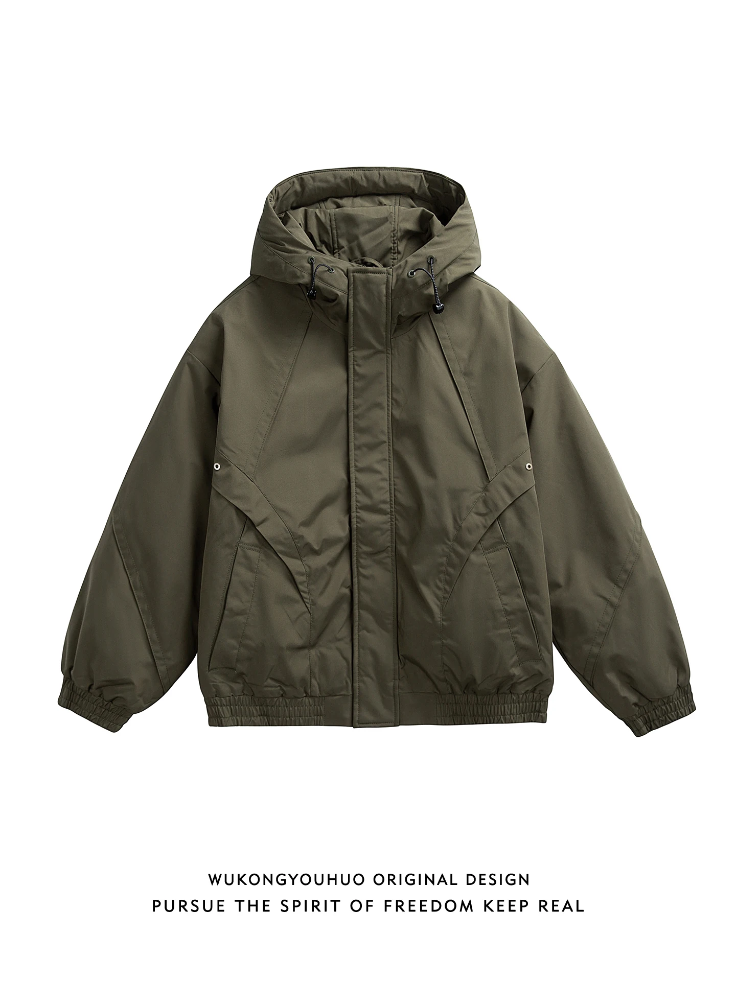 

Теплый уличный зимний джгут для мужчин с капюшоном, свободная парная хлопковая одежда, молодежная модная цветная застежка-молния