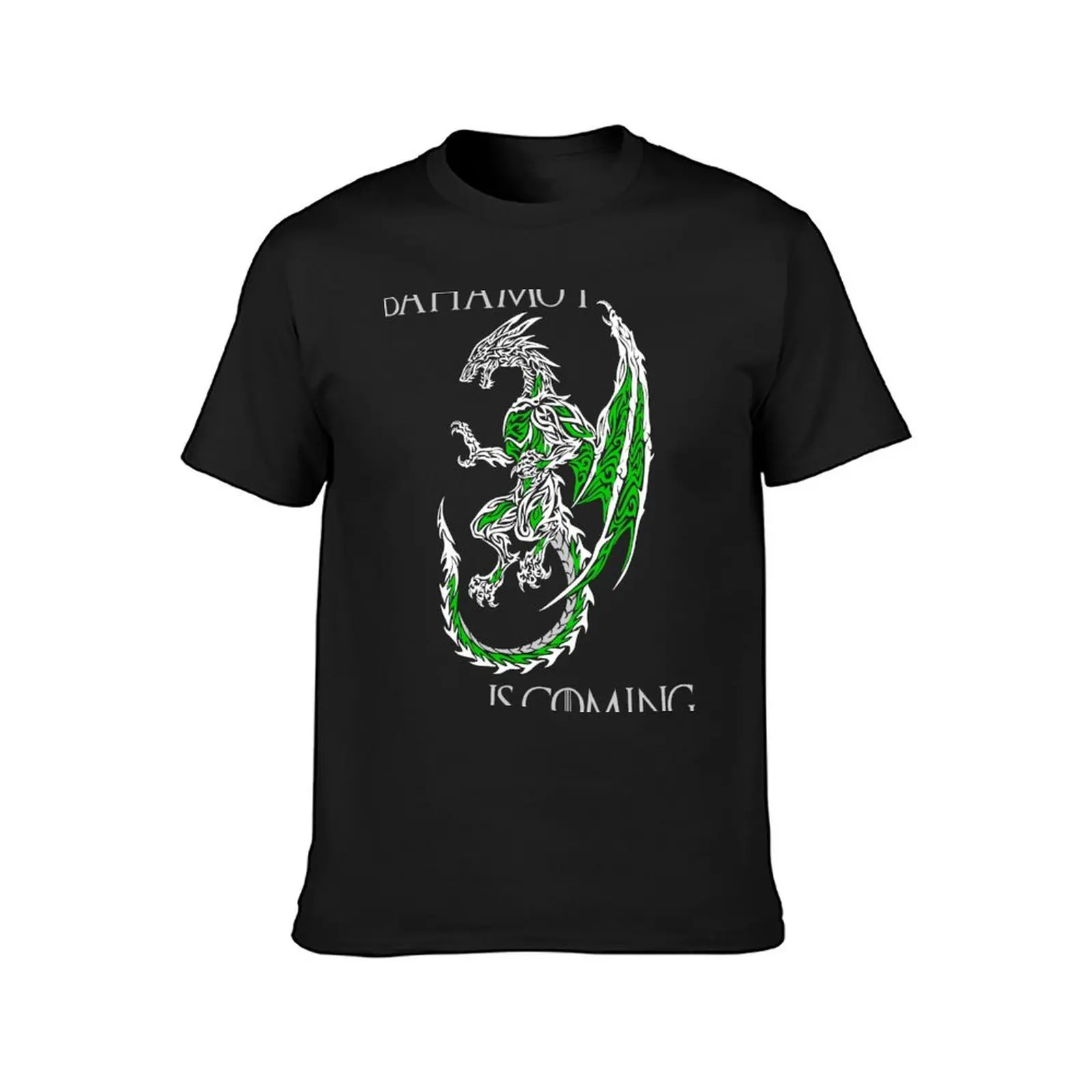 Bahamut Is Coming V2 T-Shirt customs hippie clothes graphics sports fans men workout shirt