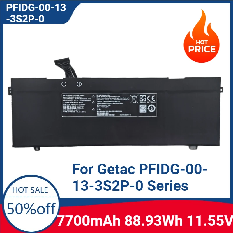 

New High-quality 11.55V 88.93Wh 7700mAh PFIDG-00-13-3S2P-0 Battery for Getac PFIDG-00-13-3S2P-0 Series