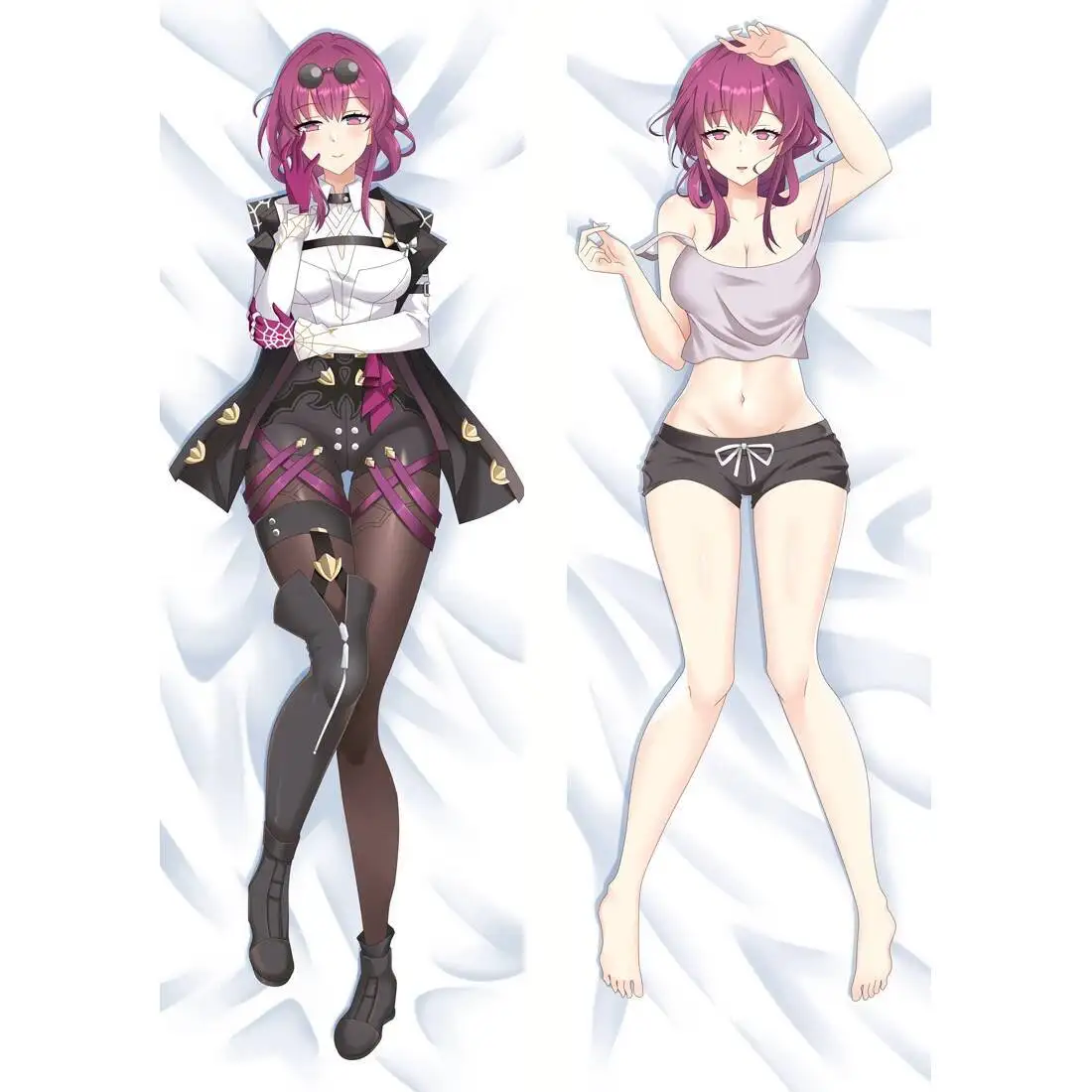 جديد أنيمي اليابانية أوتاكو المخدة غطاء الوسادة لعبة هونكاي: ستار السكك الحديدية كافكا 2WAY Dakimakura هينغ كيس وسادة للجسم #3