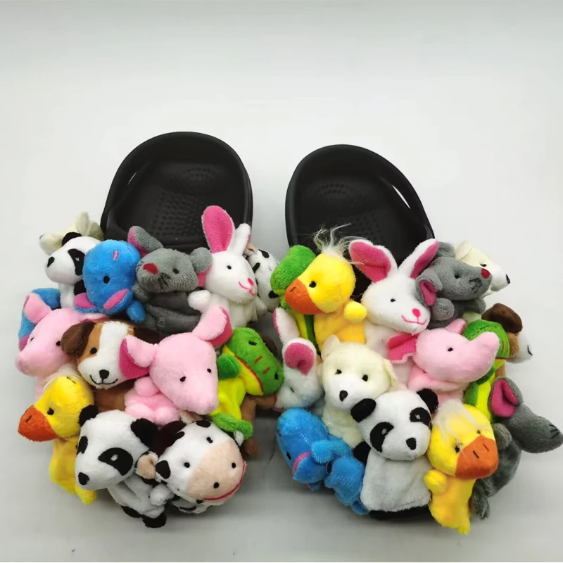 Handmade Stuffed Animal Slides Home Smiley Face Slides Toy Fluffy Slippers For Women Female Gary The Slippers