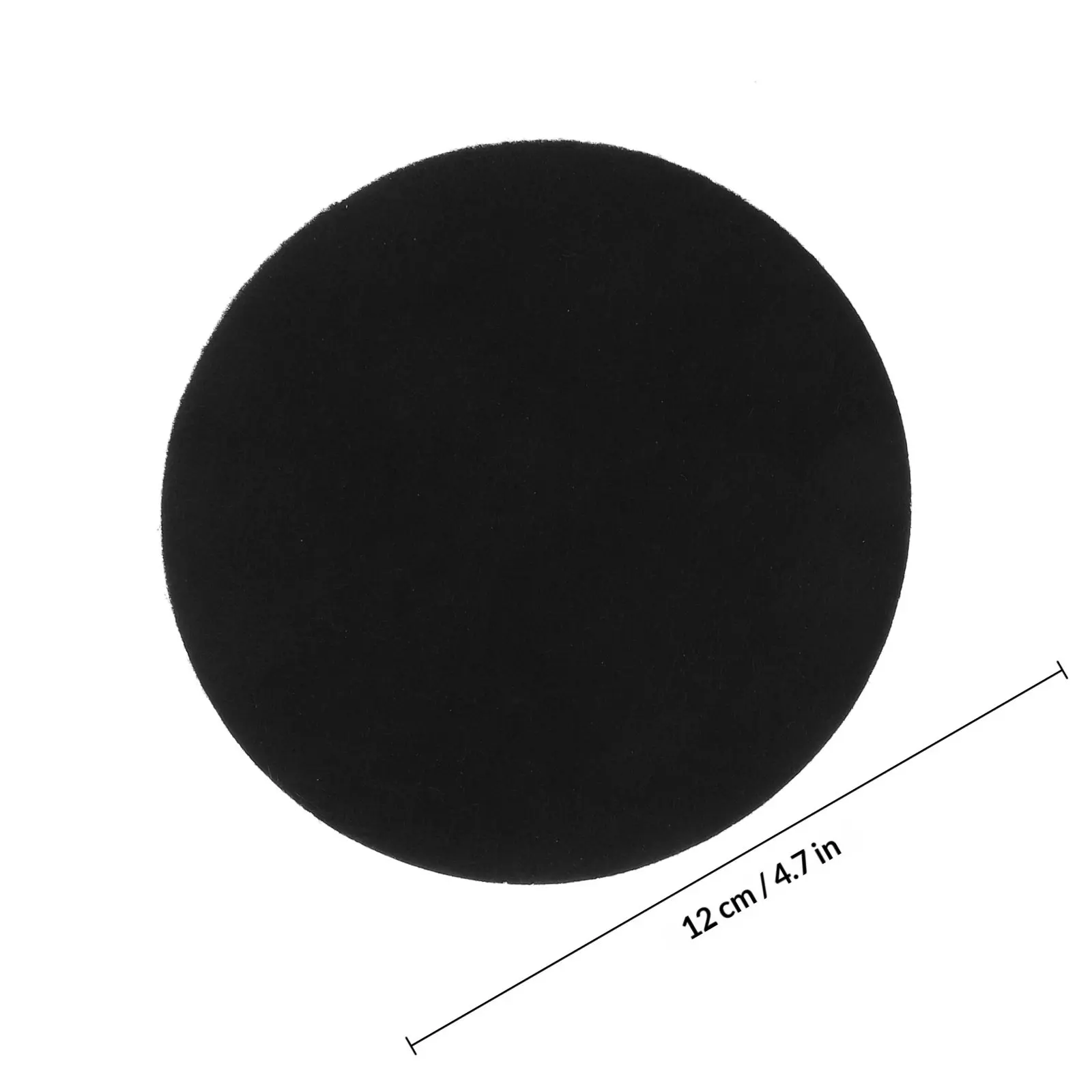 20Pcs Black High Temp Incense Ash Mat Fireproof Fiberglass Censer Pad Easy Clean Incense Burner Protection Mat for Home Office