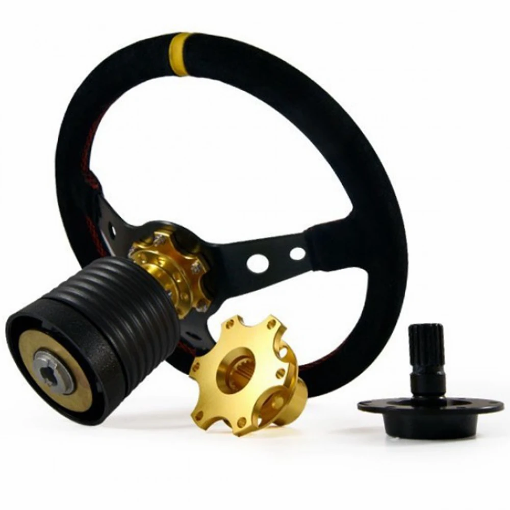 Universal Car Racing Steering Wheel Snap Off Quick Release Hub Adapter Boss kit