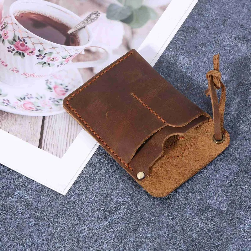 Handmade EDC Organizer หนัง Sheath/Organizer Slip Pouch สําหรับไฟฉาย/เครื่องมือ/มีด/ปากกา