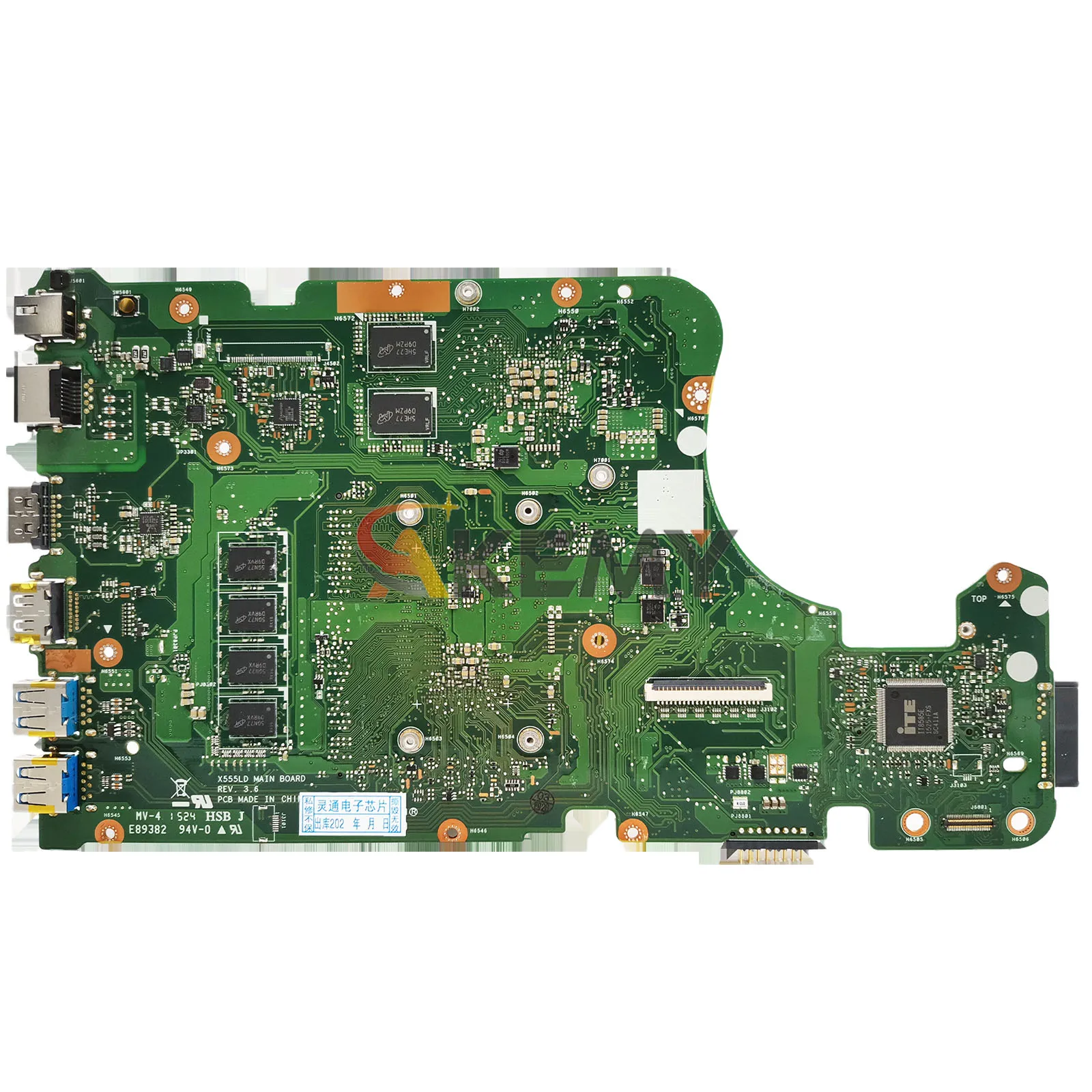 X555LD 노트북 마더보드 ASUS FL5600L X555LB DX992L X555LJ R557L VM590L R556L VM510L FL5800L W519L 메인보드 I3 I5 I7 CPU