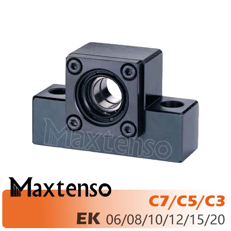 MAXTENSO Support Unit EKEF Professional EK05 EK6 EK08 EK10 EK12 EK15 EK20 Fixed-side C3 C5 C7 Ball Screw TBI SFU 1204 Premium