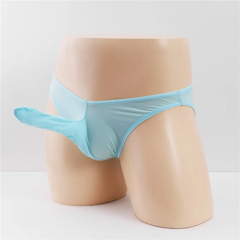 Cuecas Longas do Nariz do Elefante para Homens, Roupa Interior Sexy, JJ Penis Sleeve, Troncos Lingerie Eróticos, Calcinhas Gay, Cuecas Pornô Sissy