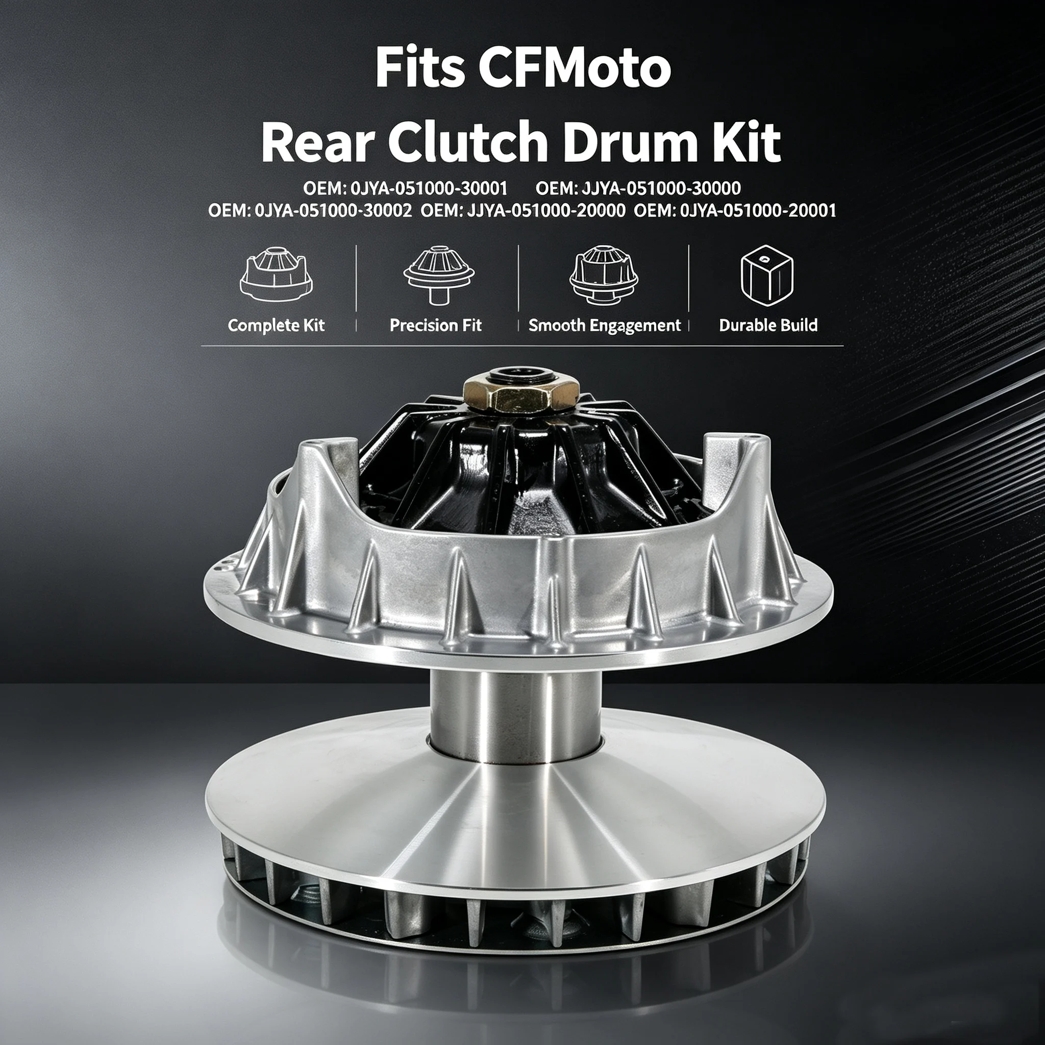 Motorcycle Rear Clutch Drum For CFMoto CF1000SZ-3A ZFORCE 950 Sport OEM:0JYA-051000-30001 0JYA-051000-30000 0JYA-051000-30002