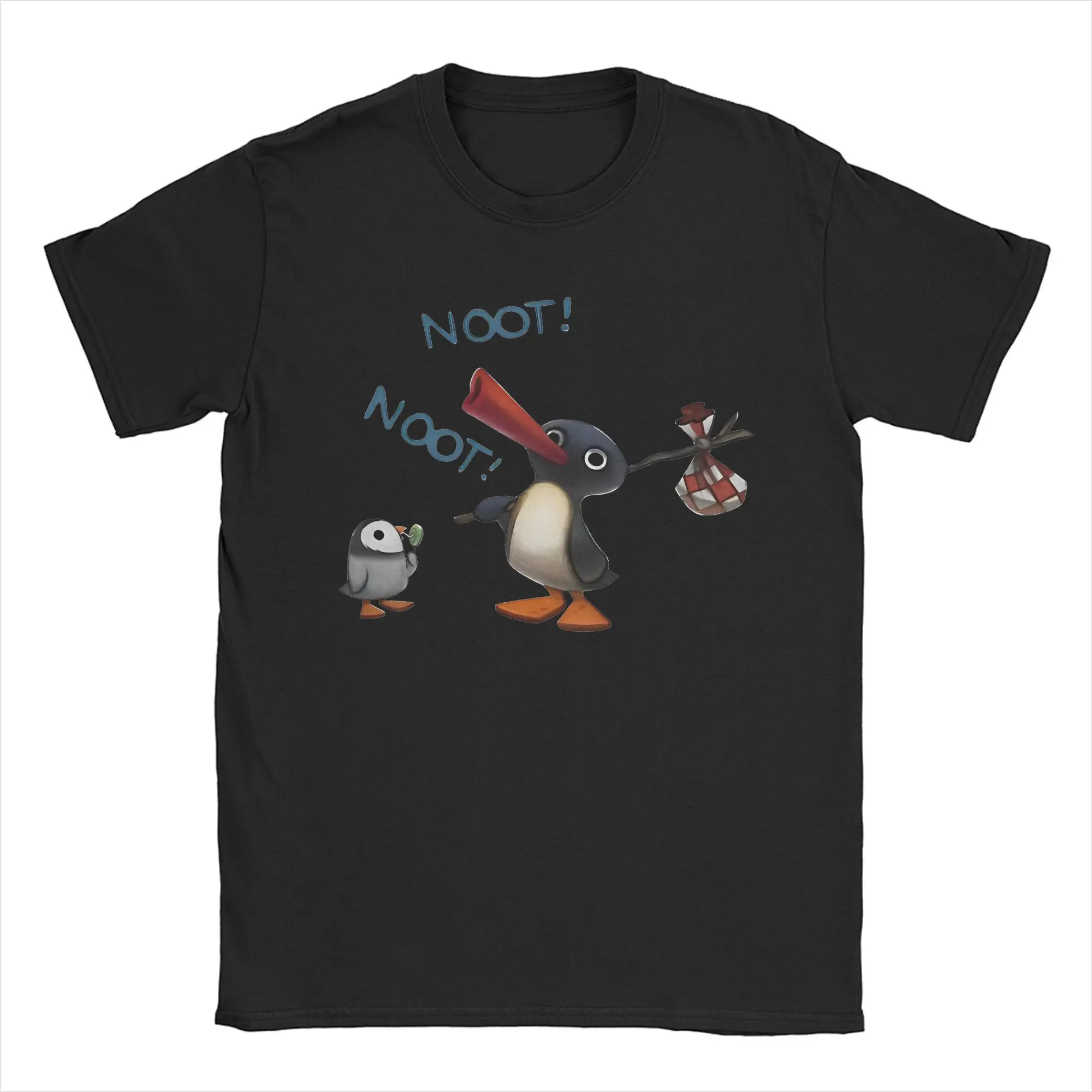 

Mens Womens Penguin Noot Noot Shirt Pure Cotton Fashion T-Shirt Clothing Outfits