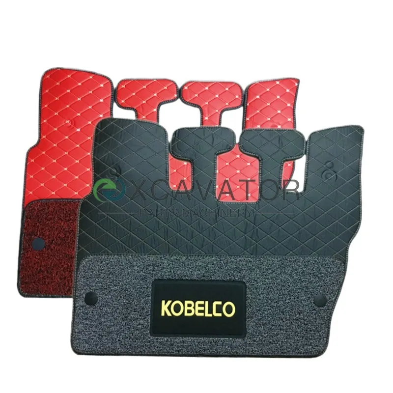 

For Kobelco SK kx excavator foot mat SK75130 210 260 350-8 Super 8 excavator cab supplies Carpet excavator accessories