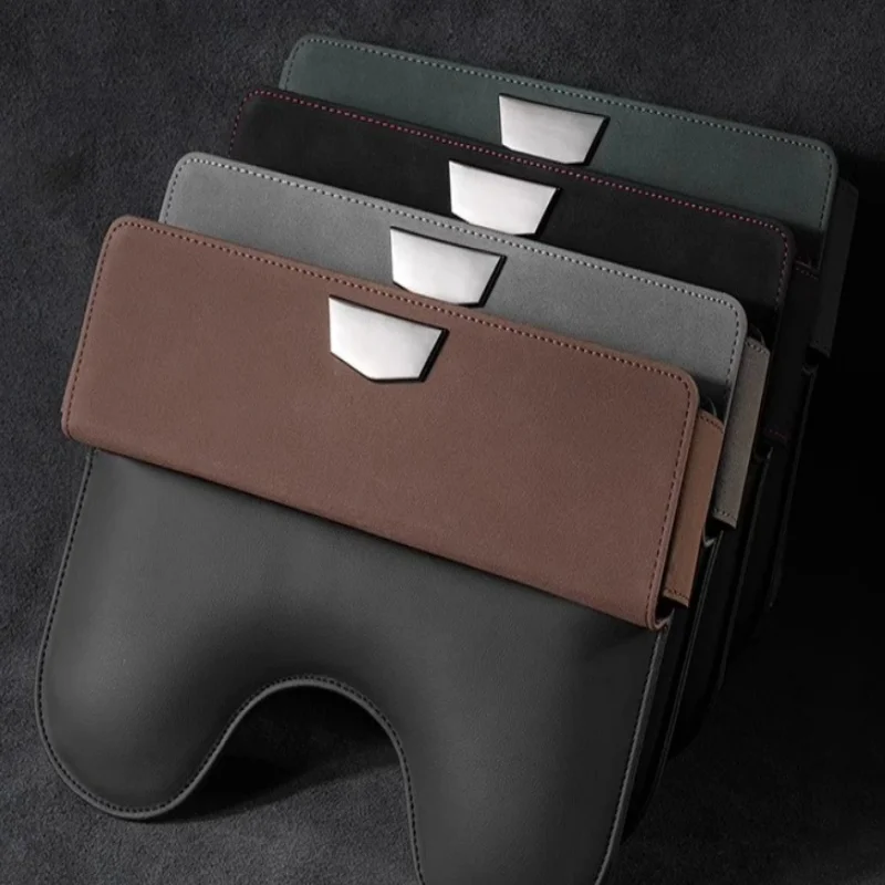 

New Arrival Car Seat Gap Box Auto Parts Gadgets PU Leather Car Console Side Pocket Crevice Storage Box Debris Bag Universal