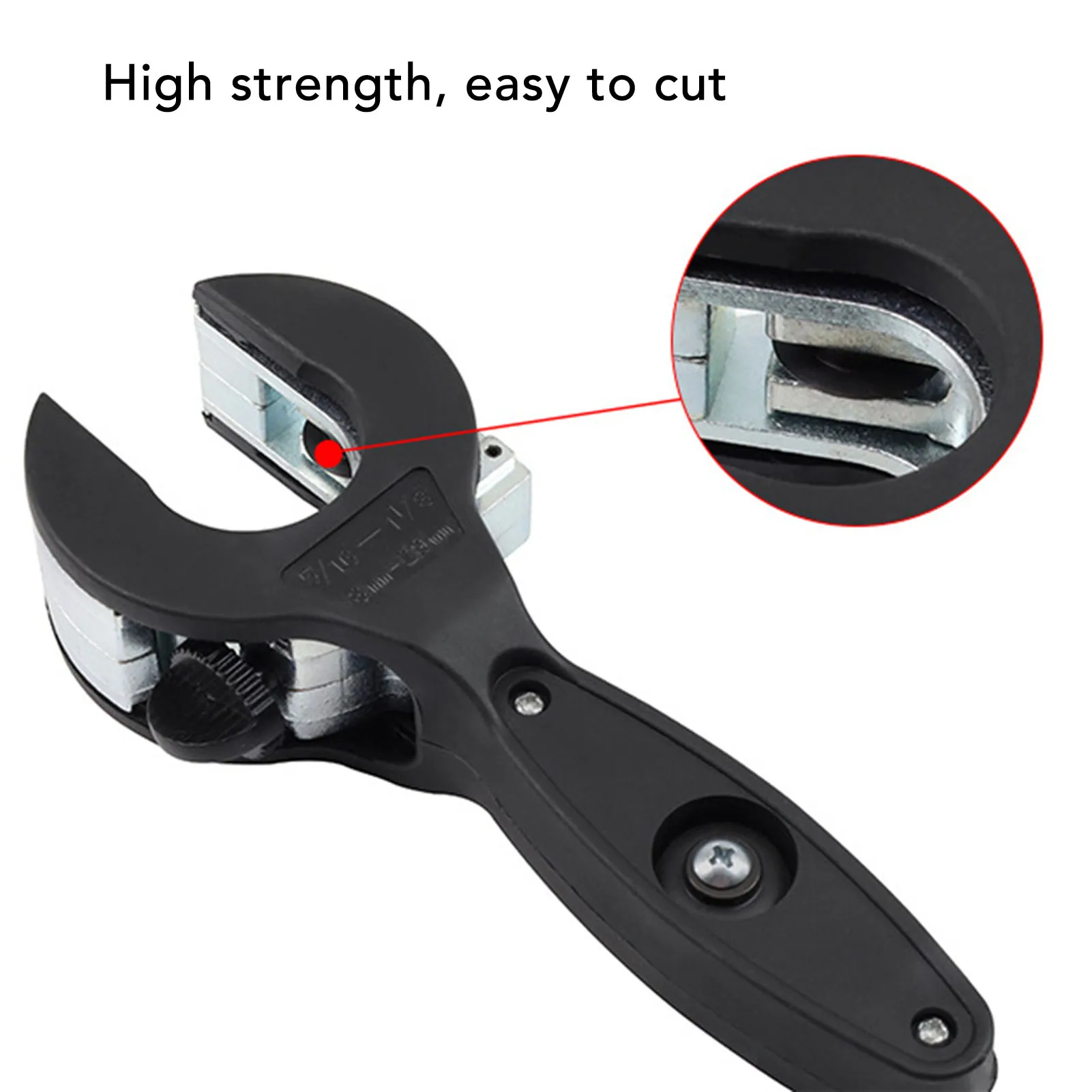 Ratcheting PVC Cutter Ratcheting Tubing Cutter Lightweight 5/16in To 1-1/8in Convenient with Longer Handle for Soft Metal Pipes