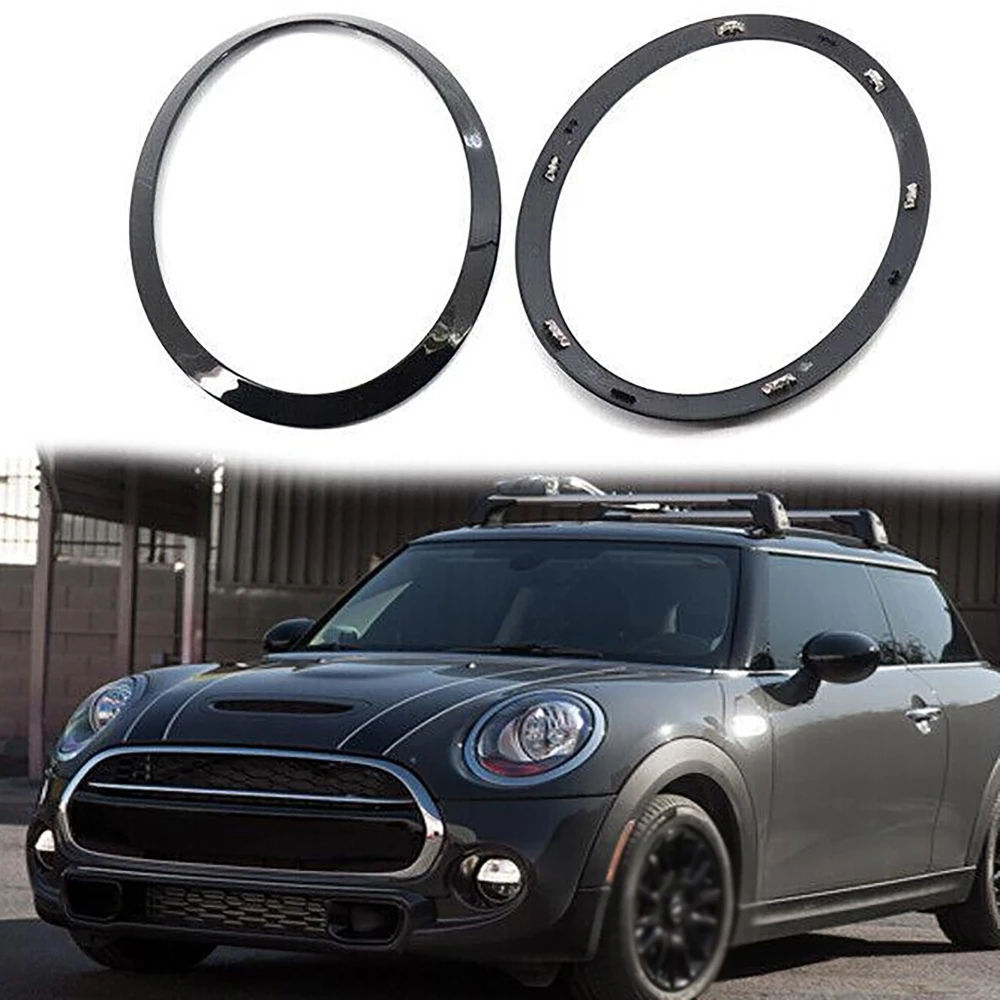 For Mini Cooper F55 F56 F57 One S JCW 2014-2021 Front Headlight Rear Tail Light Surround Trim Styling Exterior Decoration Cover