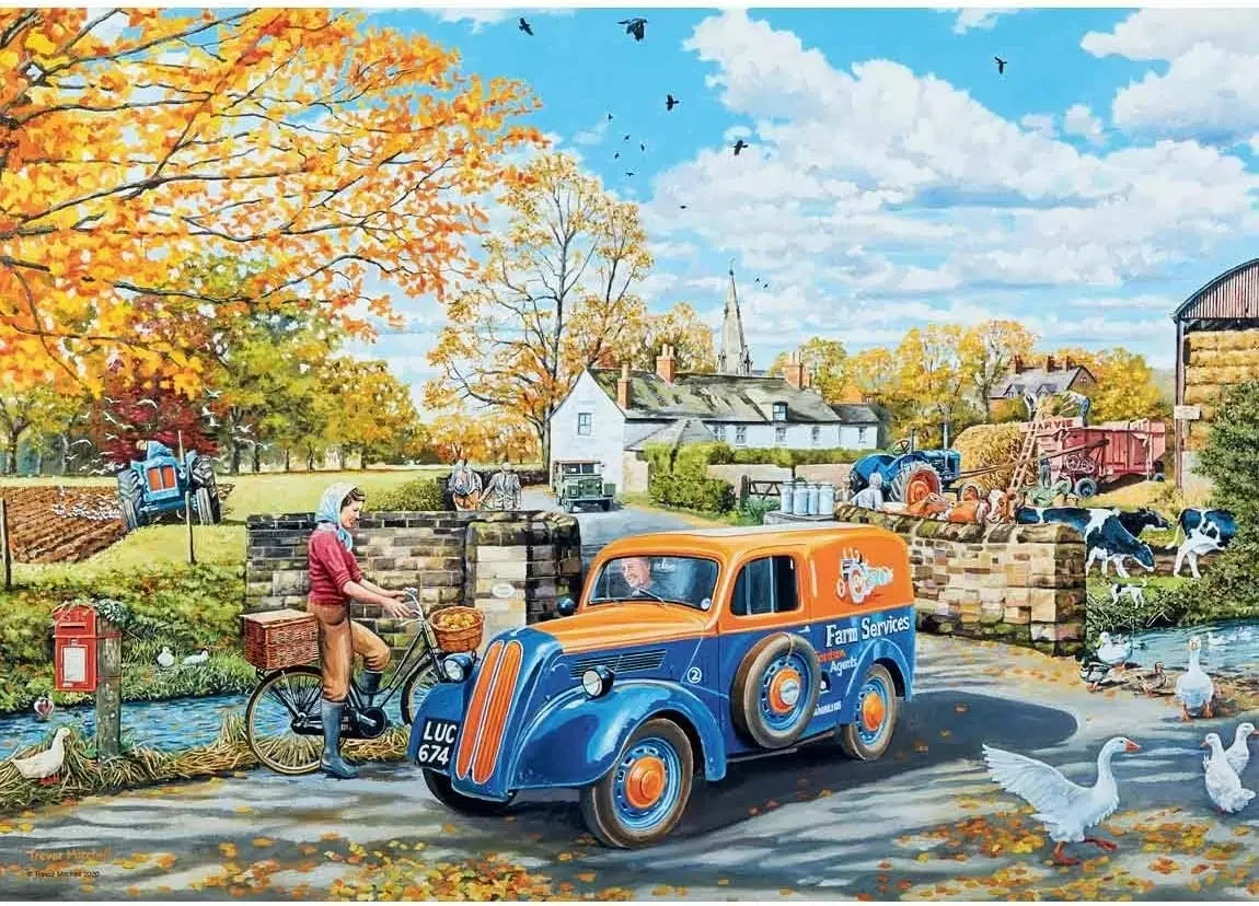 Puzzle per adulti 1314/520/120 pezzi Vita agricola Puzzle in legno per sala giochi Camera da letto Decorazioni per la casa Regalo per feste di compleanno