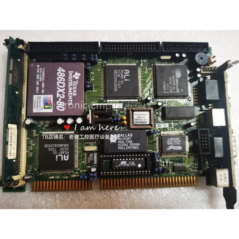 Controle Industrial Motherboard, IEI Motherboard, SSC-5x86, HVGA, Rev: 1.4/1.5