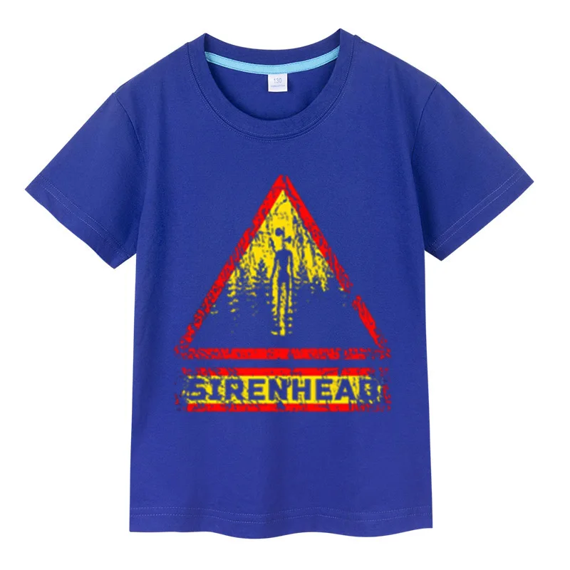 

Horror Sirenhead infested T Shirt Short sleeve Children T Shirt Boy Girl Short Sleeve Shirts Cartoon Casual Baby Kids Clothes