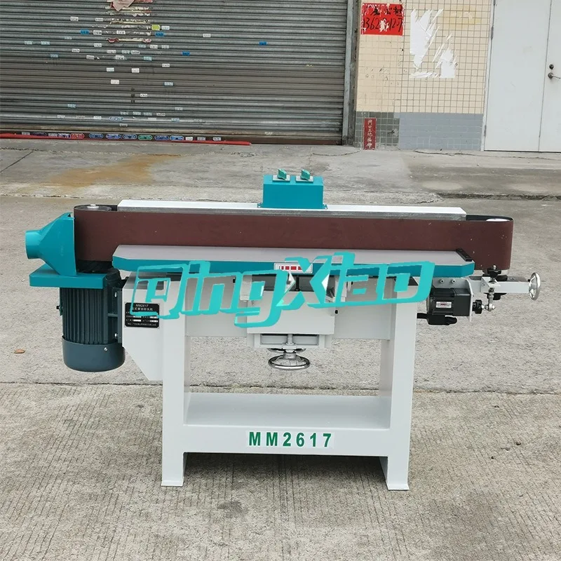 MM2617 Vertical Continuous Sander Side Edge Sander Double Worktable Belt Sander Sanding and Polishing Machine