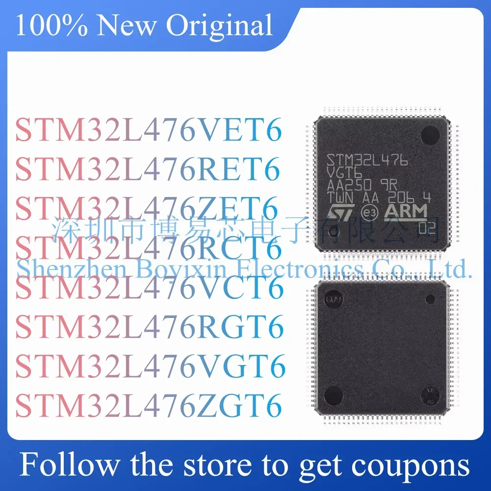 

NEW STM32L476VET6 STM32L476RET6 STM32L476ZET6 STM32L476RCT6 STM32L476VCT6 STM32L476RGT6 STM32L476VGT6 STM32L476ZGT6.