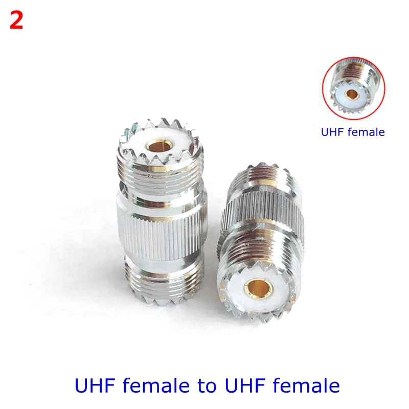 SO239 UHF PL259 conector de montaje macho y hembra SL16 UHF SO-239 PL-259 a N tipo TNC UHF, adaptador Coaxial de cobre y latón RF, 1 unidad