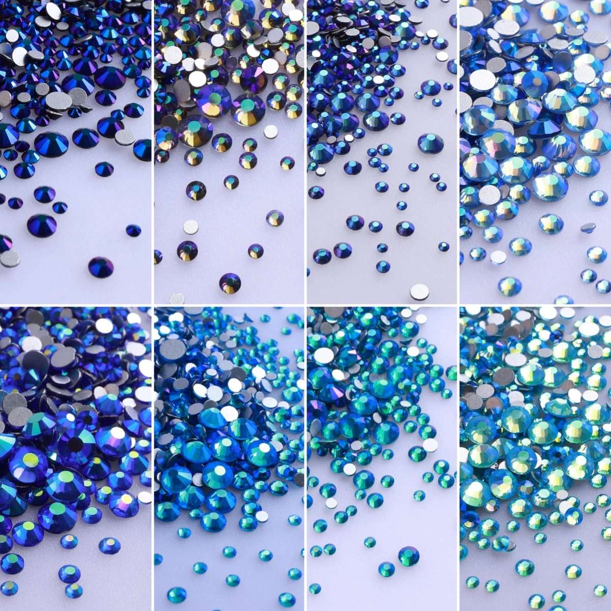Top SS3-SS30 Schwarzes Glas Hotfix Strasssteine Flatback Hot Fix Kristalle Steine Nagel Edelsteine DIY Dekoration Zubehör für Kleidung
