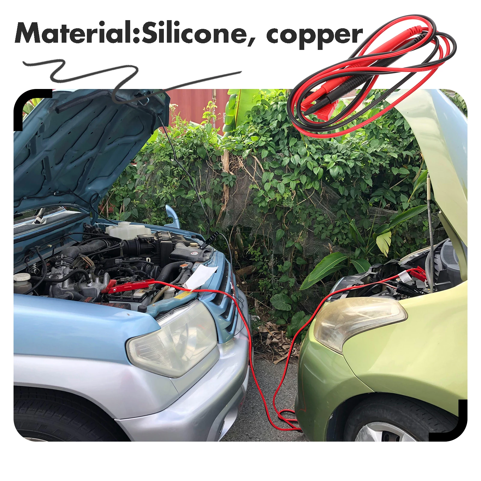 

2Pcs Test Probes for Multimeter Leads Volt Meter Accessories Multi Function Probe Cable Reliable Circuit Testing Tool Kit