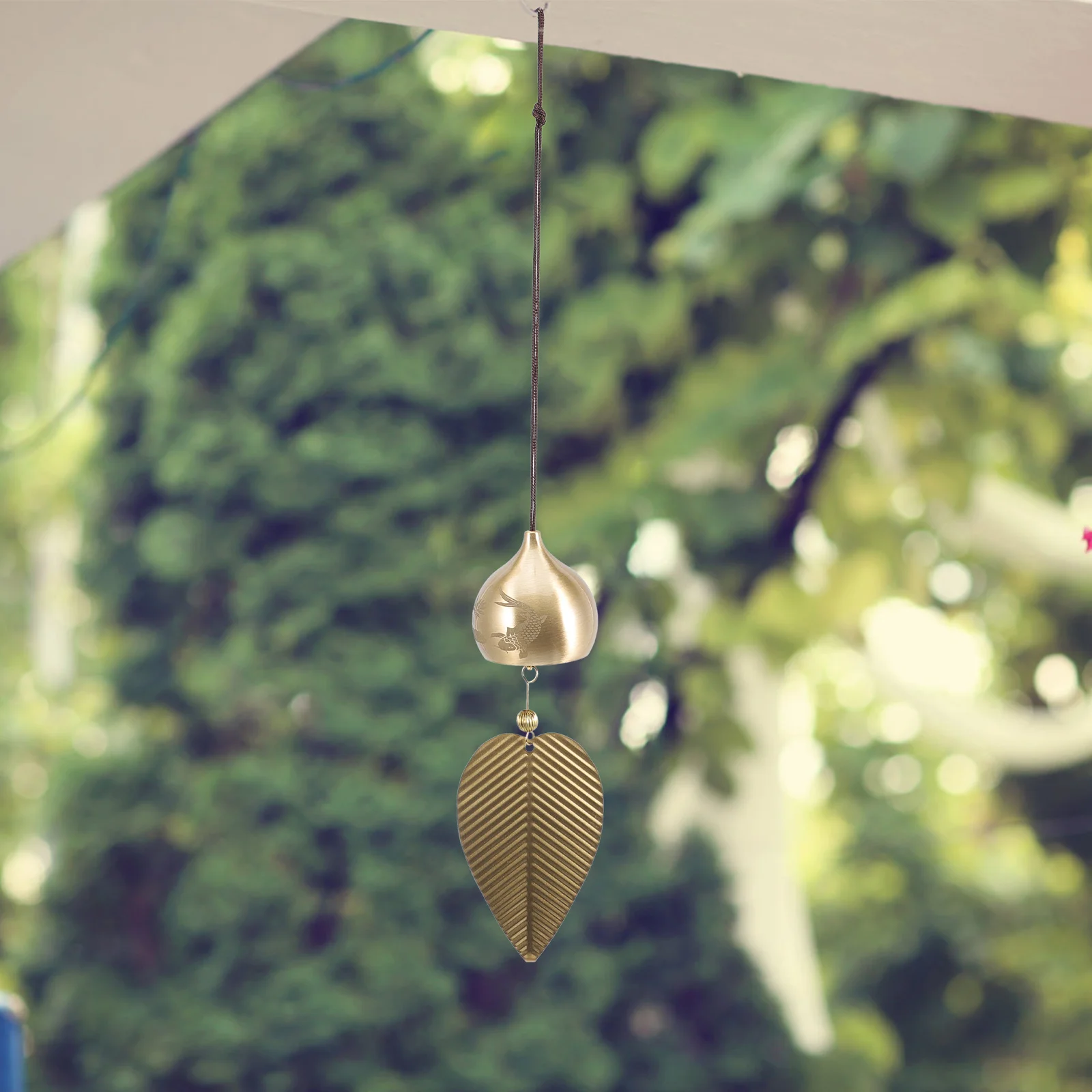 

Creative Copper Wind Bell Metal Wind Chime Hanging Decor for Garden Balcony Window Relaxing Sound Balcony Hanging Decor