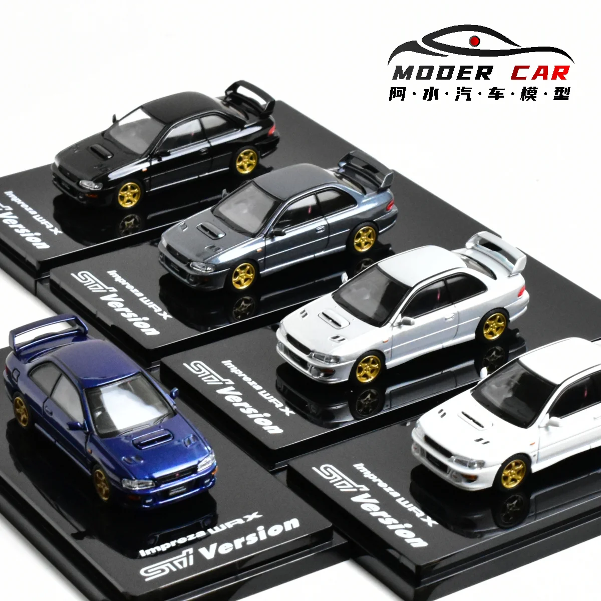 

HOBBY JAPAN 1:64 Impreza GC8 WRX STI Diecast Model Car