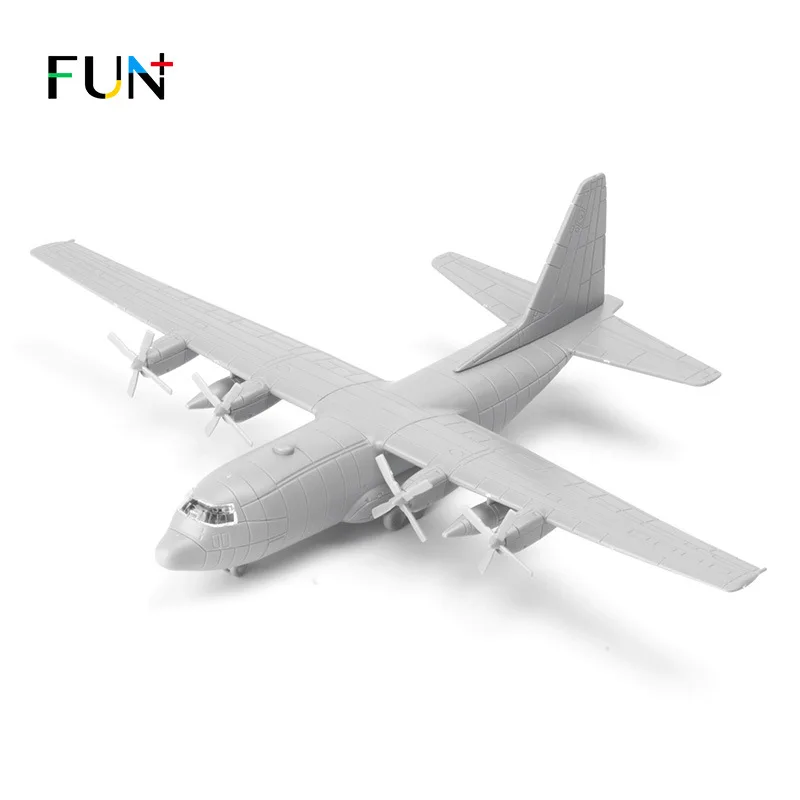 New 1/144 American C130 Hercules Transport Aircraft 4D Assemble Model Aircraft Children Toy A10