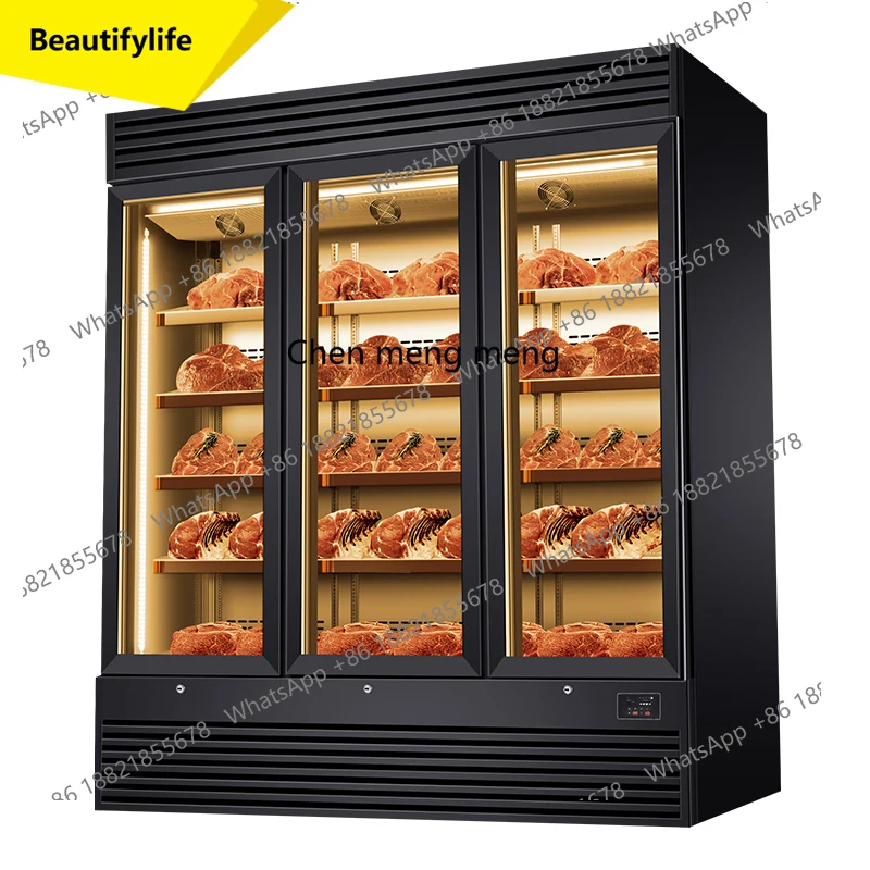 Gabinete refrigerado para jamón de barbacoa M46, gabinete seco de ácido de carne Wagyu, vitrina de congelación de temperatura constante