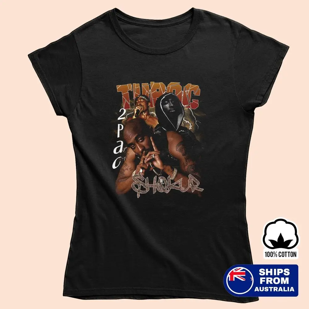 Tupac Shakur Graphic T-Shirt – Hip Hop Legend Fan Art - Men's & Women's Tee