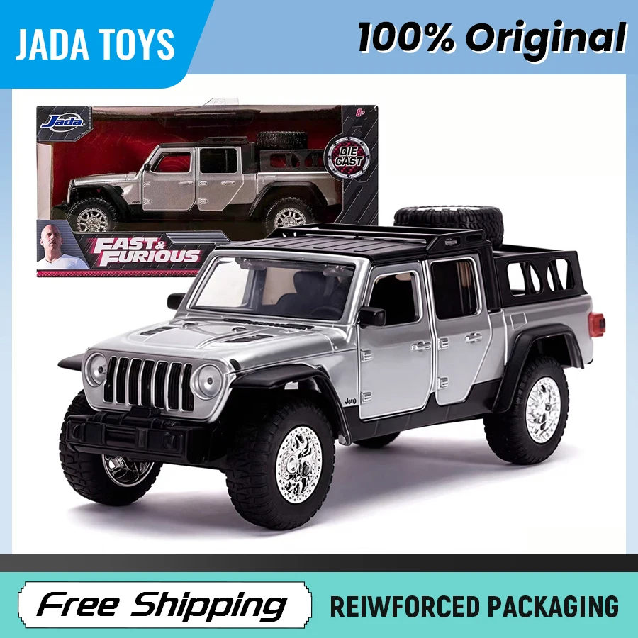 En Stock JADA 1:32 Fast & Furious 2020 JEEP Gladiator, Auto de Juguete de Metal Fundido a Presión, Modelo de Auto de Aleación, Juguetes Originales para Niños, Regalos para Niños