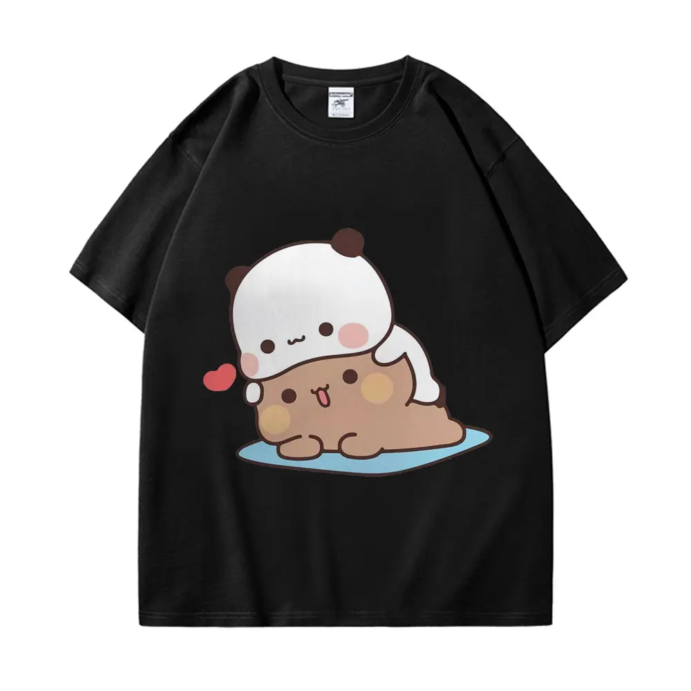 Cute Bubu Dudu Graphic T Shirts Men's Women's Kawaii Fashion Oversized T-shirt Harajuku Cartoon Short Sleeve T-shirts Couple Top