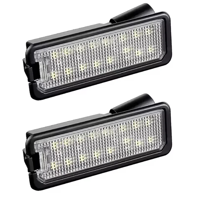 

AASS-Canbus Car LED Rear License Number Plate Light Lamp 2Pcs For Polo 6N2 9N 6R 6C Passat B6 B7