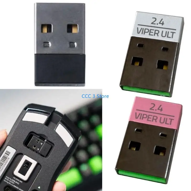 97BF For Viper Wireless Mouse USB Dongle Adapter USB Receiver