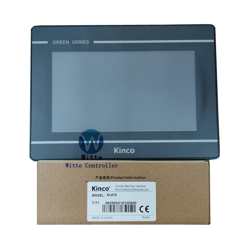 

7 Inch Kinco Touch Screen GL070E GL070 HMI Freescale Industrial CPU, Clock Speed 800MHz