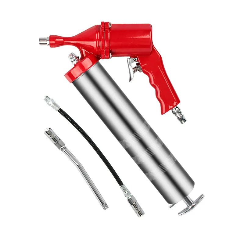 

400CC Pneumatic Grease Gun High Pressure Oiler Plus Butter Oiler Hose Oil Tank Oil Cylinder Lubrication Tool