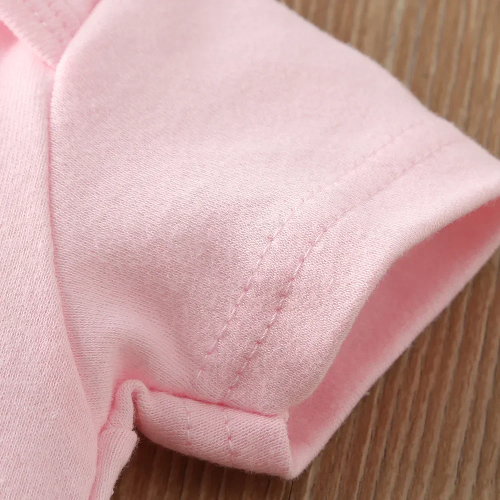 Ramadan bulan 100% pakaian bayi katun Onesie bayi Bodysuit cetak lucu untuk 0 hingga 12 bulan Romper lengan pendek bayi baru lahir