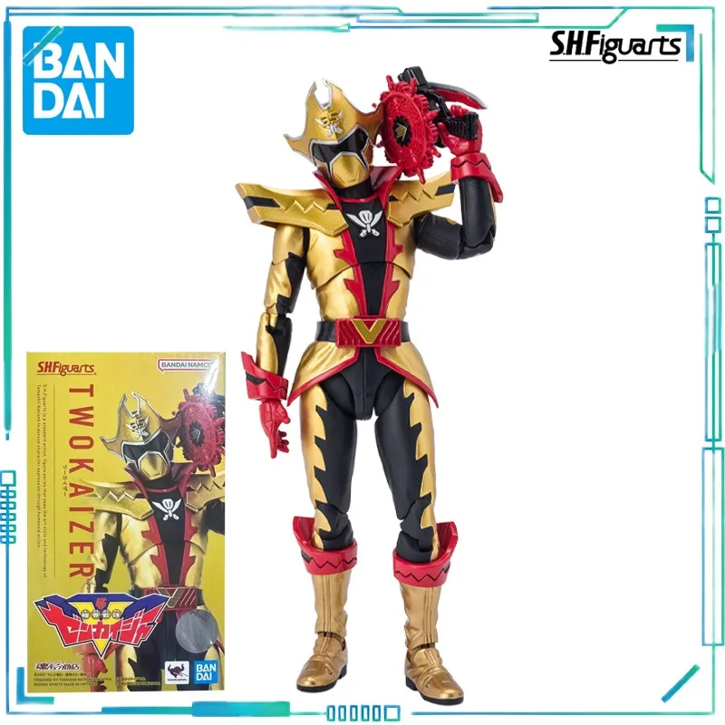 반다이 정품 S.H. Figuarts 시리즈 슈퍼 센타이 왕 스타일 팀 폭발 팀 항공기 팀 이동식 완제품 모델