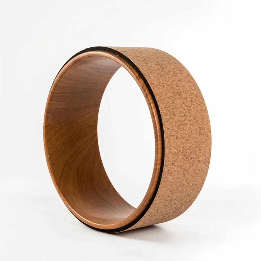 

Natural Cork Yoga Circle Roller Backbend Artifact for Chest Shoulder Spine Opening Fitness Training Tool