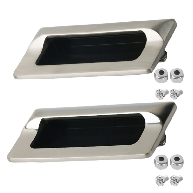 2024 New Steel Handles set Drawer Pulls Flush Handles set for Contemporary Home Fixtures