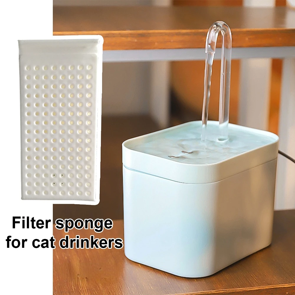 3/6/9 Pcs Filter Sponge for Cat Drinkers(Does Not Include A Cat Drinker)