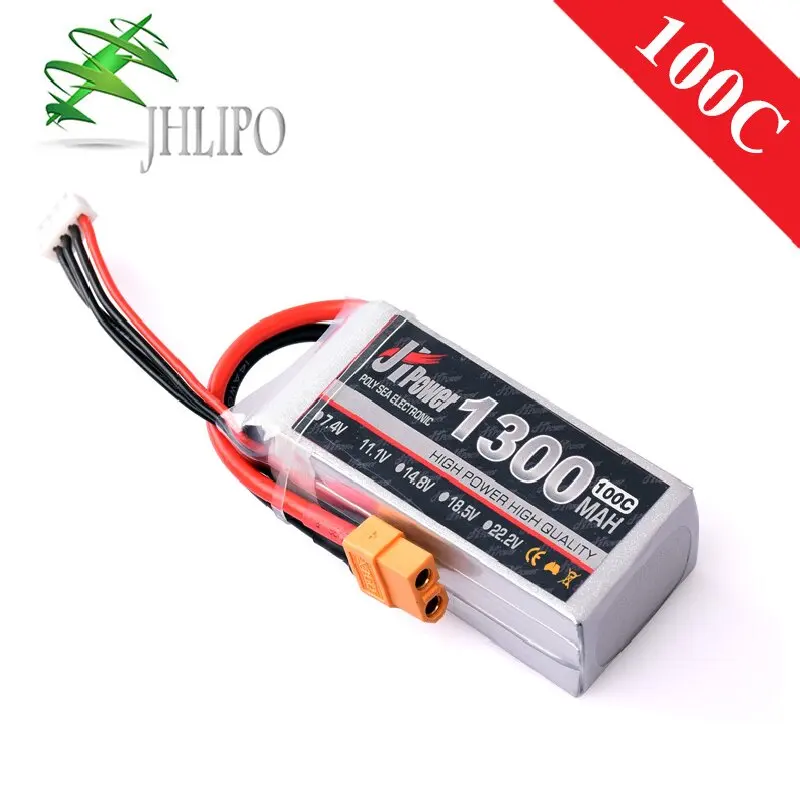 

HKNA Lipo 2S 3S 4S 5S 6S RC LiPo Battery 7.4V 11.1V 14.8V 18.5V 22.2V 1300mAh 25C 100C for RC Car Helicopter Boat RC Drone