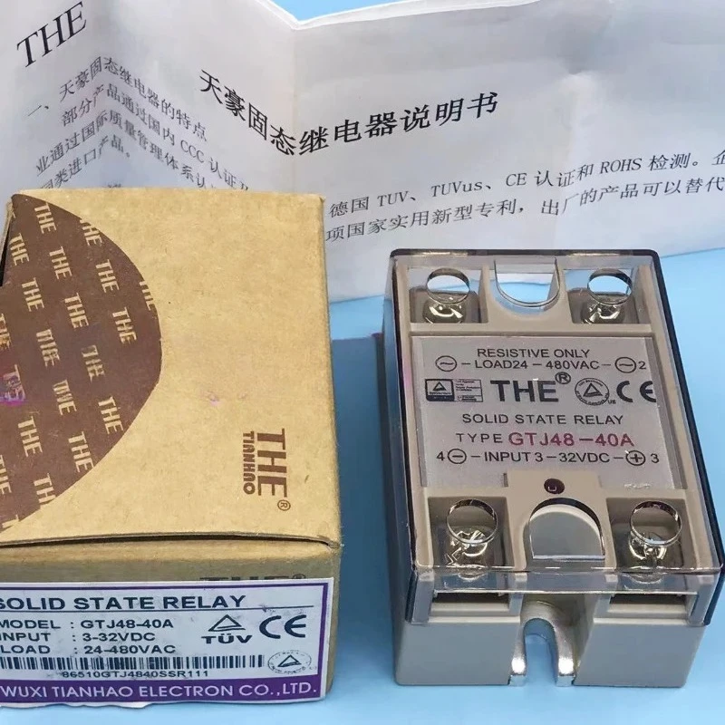 （Brand New Original）1pcs/lot 100% original genuine relay:GTJ48-40A 3-32VDC 40A SSR48-40A Solid-state relay