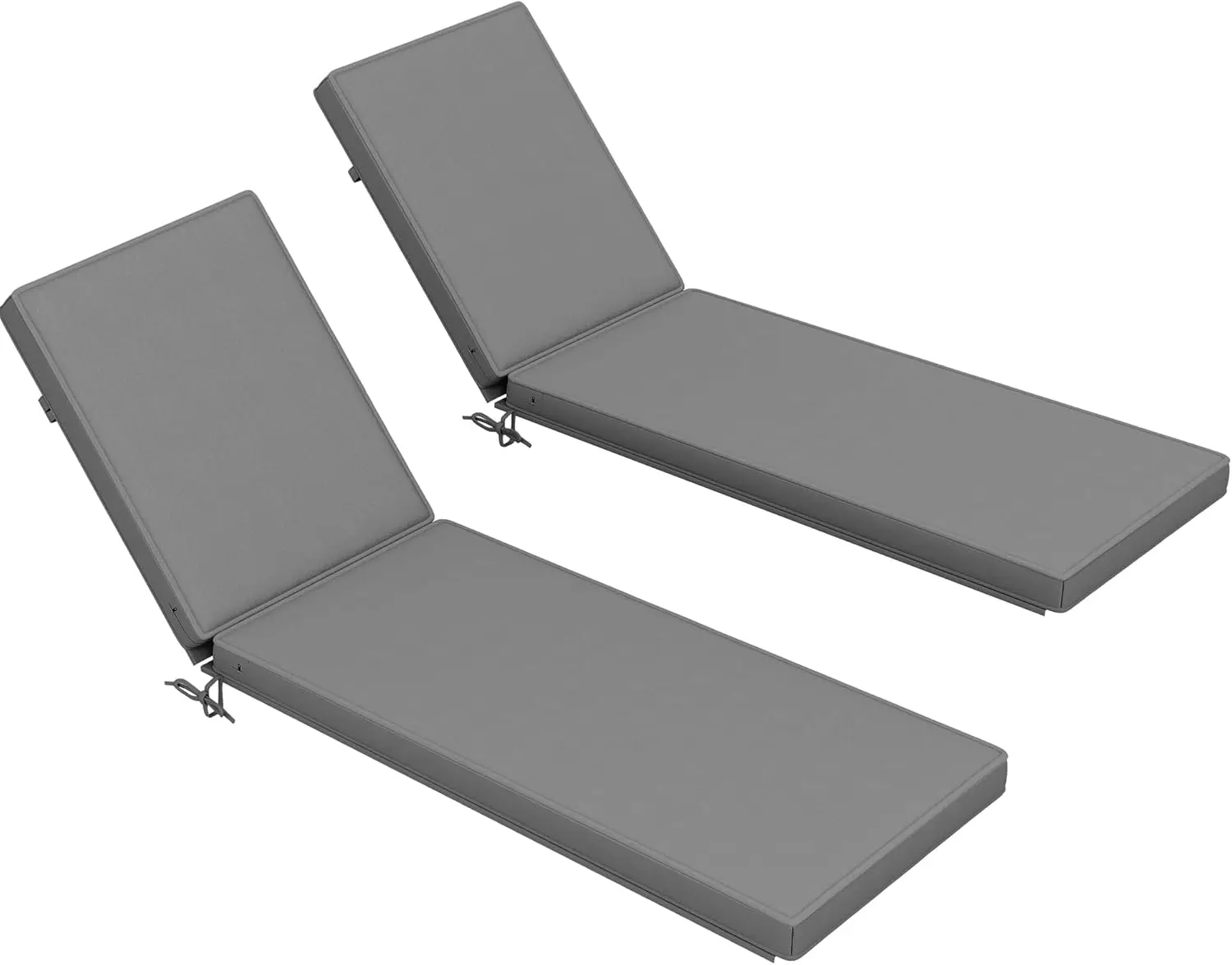 

Chaise Lounge Cushions Outdoor Set of 2, Fade Resistant,72 x 21 x 3 in Sun Lounger Replacement Cushions, Patio Lounge Chair Pads